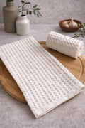 Waffle Kitchen Towels – 2 Piece Textured Dish Towel Set