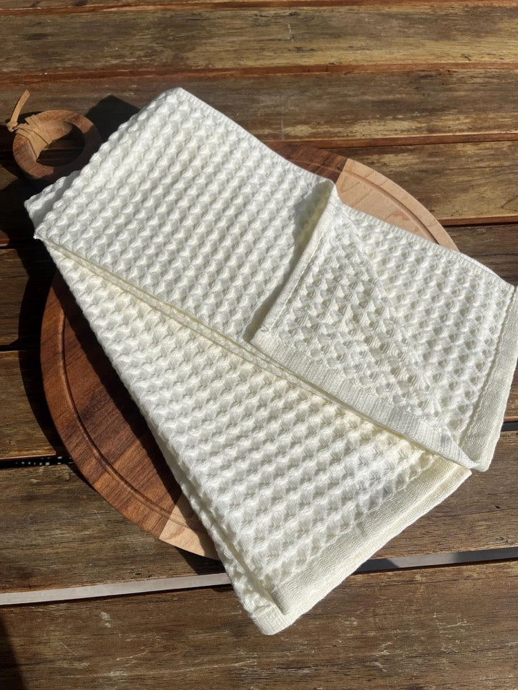 Waffle Kitchen Towels – 2 Piece Textured Dish Towel Set